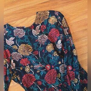 Vintage floral maxi dress